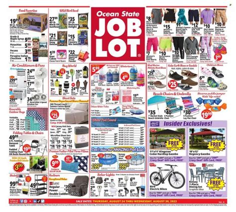 Ocean State Job Lot CT MA ME NH NJ NY RI VT Weekly Ad Flyer