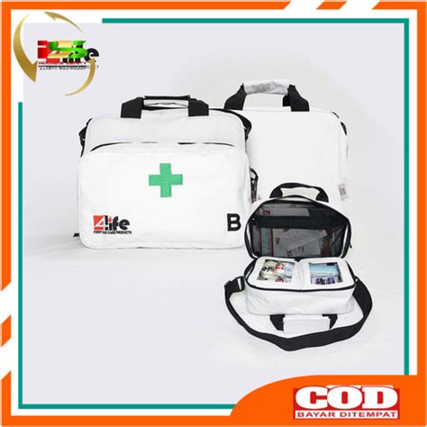 Jual 4life First Aid Kit White Bag Type B Tas P3k Putih Isi Tipe B