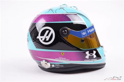 Mini Helmet Mick Schumacher 2022 Miami GP Schuberth Tibormodel