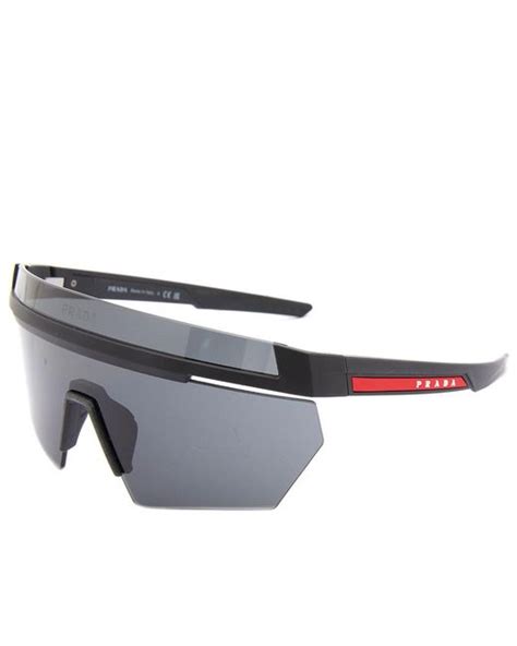 Prada Linea Rossa Ps Ys Sunglasses In Gray For Men Lyst