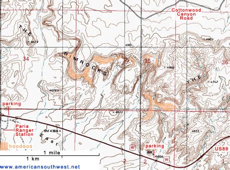 Paria River Map