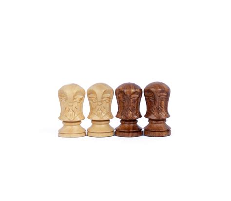 3 Wooden Chess Pieces /chess Pieces Handmade and Handcarved Designed for Professional Players ...