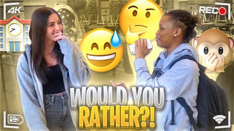 Hardest Would You Rather Question 😂‼️ Highschool Edition Youtube