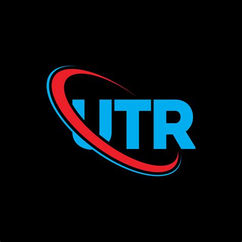 Logotipo De Utr Carta Utr Diseño Del Logotipo De La Letra Utr