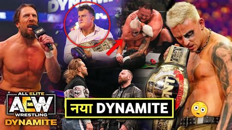 New Aew Dynamite Full Show Highlights New Champion Huge