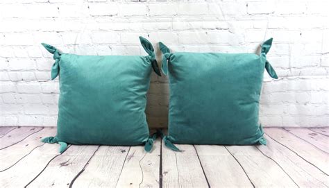 Velvet Teal Pillows