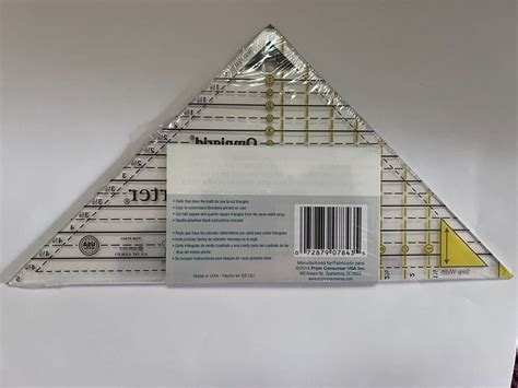 Fons And Porter Omnigrid Half And Quarter Triangle Quilt Ruler Orig