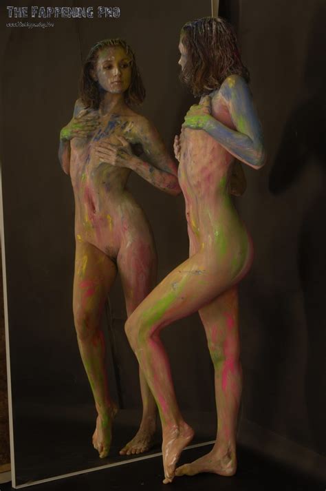 Becca Scott Nude Bodypaint 60 Photos The Fappening