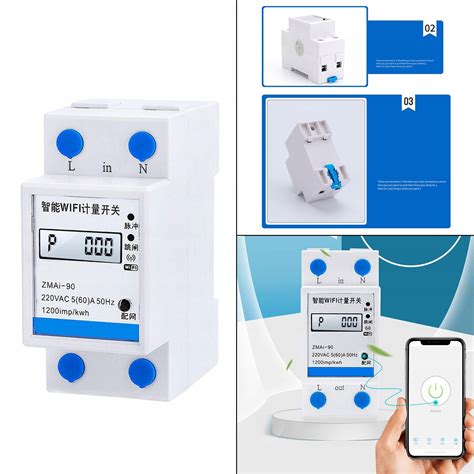 Inteligentny inteligentny licznik energii Licznik mocy Monitor zużycia