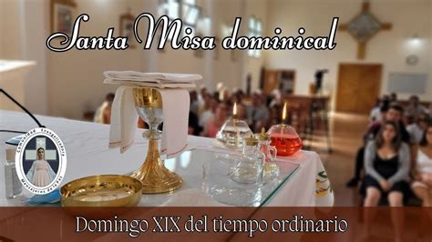 Santa Misa Domingo Xix Del Tiempo Ordinario Se Or Si Eres T M Ndame