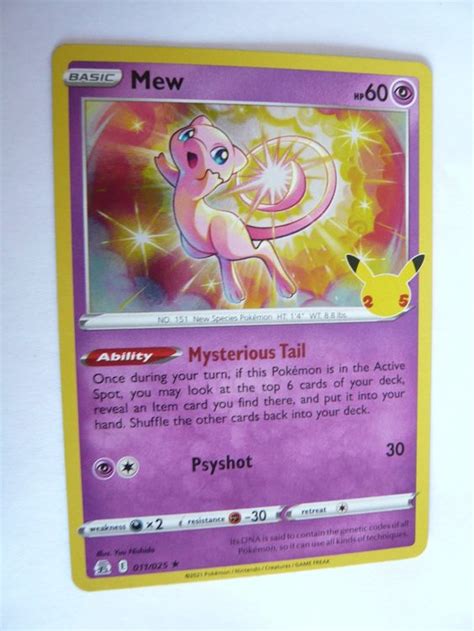 Pokemon Holo Ans Celebration Mew Kaufen Auf Ricardo