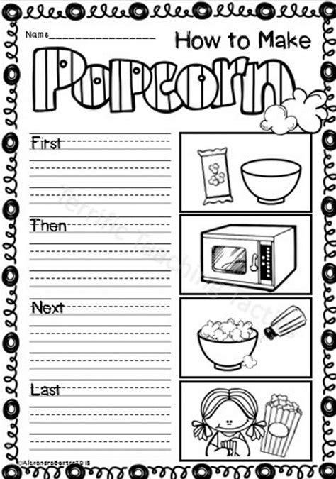 Procedure How To Writing Freebie Procedural Writing Writing Worksheets Procedural Text