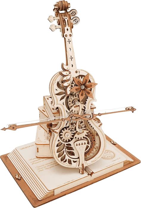 ROKR Puzzle Legno 3D Violoncello Modellismo Da Costruire Adulti Bambini