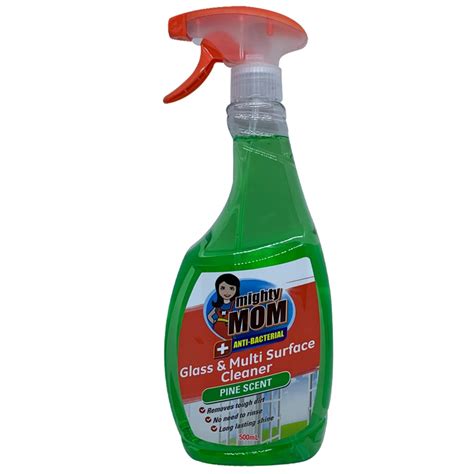 Mighty Mom Antibacterial Glass And Multi Surface Cleaner Pine Scent 500ml Watsons Philippines