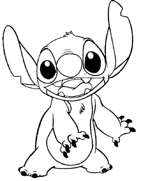 Stitch Coloring Pages Easy - thiva-hellas