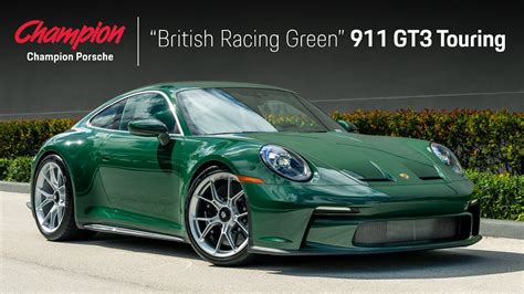 Paint To Sample 911 Gt3 Touring In British Racing Green Youtube