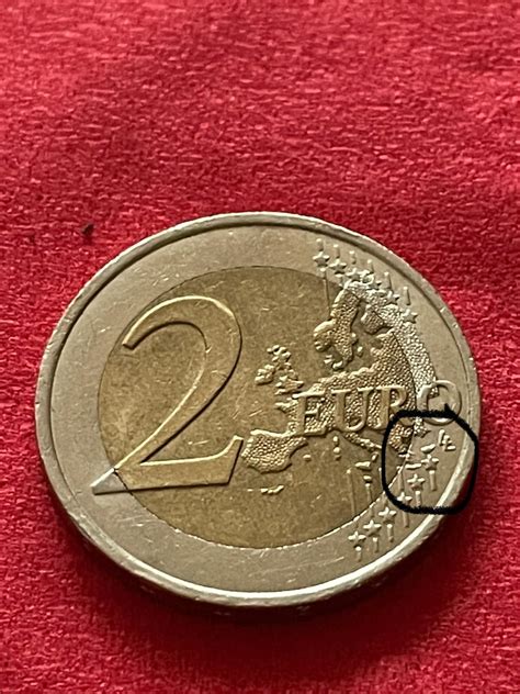 2 Euro Münze 1999 2009 Fehlprägung Etsy