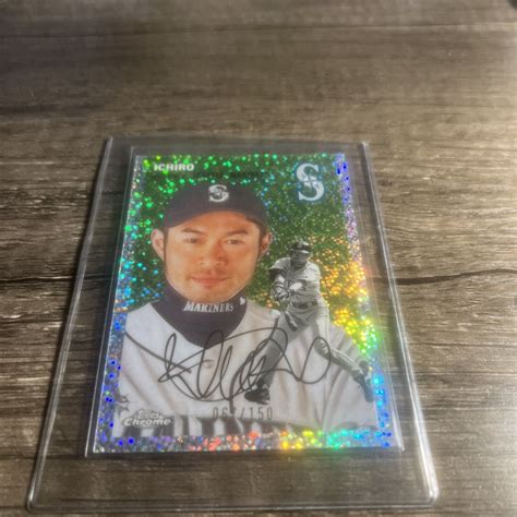 2023 Topps Chrome Platinum Anniversary ICHIRO SUZUKI Speckle Refractor