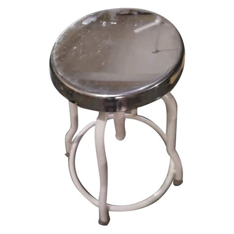 Polished Round Stainless Steel Hospital Stool Size X X Cm At