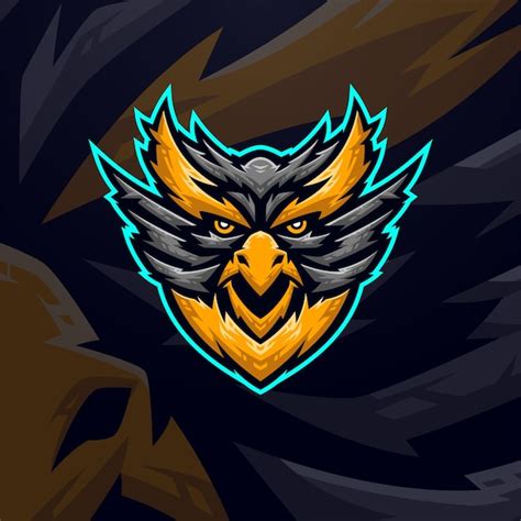 Oiseau Mascotte Logo Esport Illustration Vecteur Premium Vecteur Premium