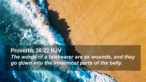 Proverbs Kjv Desktop Wallpaper The Words Of A Talebearer Are As