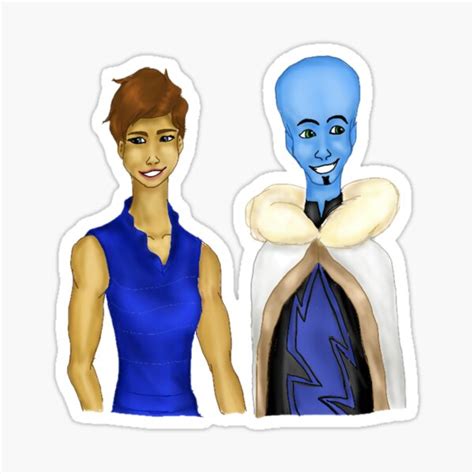 Megamind And Roxanne Sticker For Sale By Ravenclaw Queen Redbubble