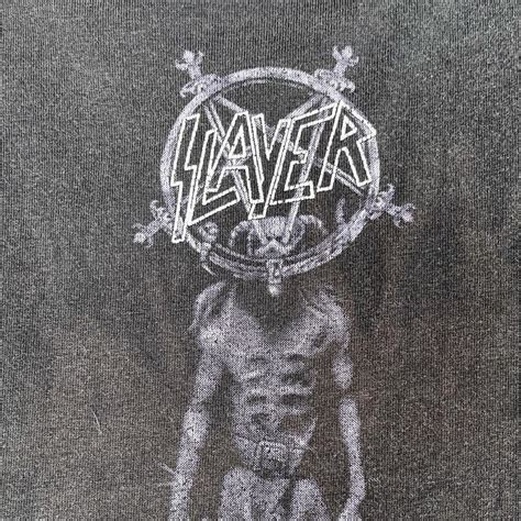 Vintage Slayer Album Cover Shirt, Men's Fashion, Tops & Sets, Tshirts ...