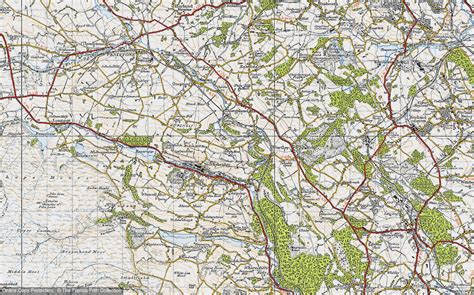 Historic Ordnance Survey Map Of Green Moor 1947