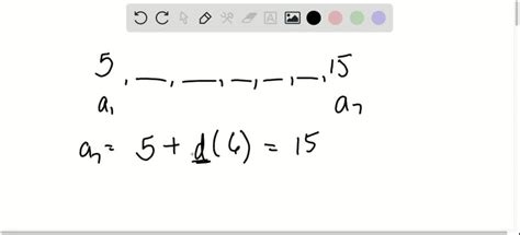 Solvedfind The Required Means Insert Five Arithmetic Means Between 5