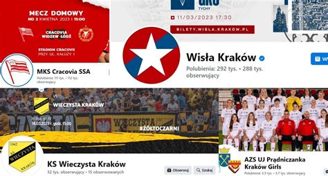 Ranking klubów na Facebooku Oto piłkarskie drużyny z Krakowa które