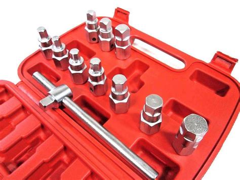 DNT Chinese Manufacturer Automotive Tools 12PC Oil Drain Sump Plug Key