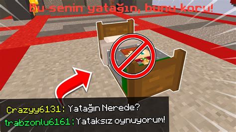 Bedwars Ama Yatak Yok Minecraft Craftrise Youtube