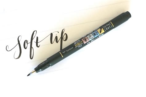 Tombow Fudenosuke Brush Pens Review Sparkle Living Blog