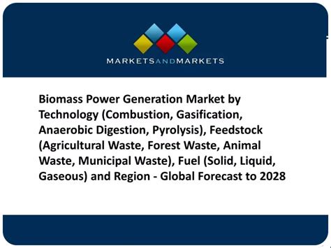 PPT Biomass Power Generation Market To Reach 105 7 Billion By 2028