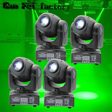 4pcs Lot 10W LED Spot Moving Head Light Dj Controller LED Lamp Light