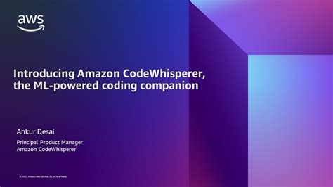 Introducing Amazon CodeWhisperer The ML Powered Coding Companion AWS