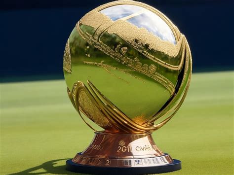 Premium AI Image | cricket world cup trophy