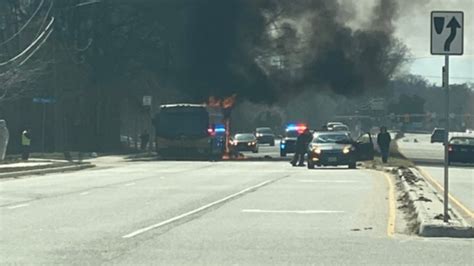 Viewer catches intense moment as Fairfax Connector bus goes up in flames