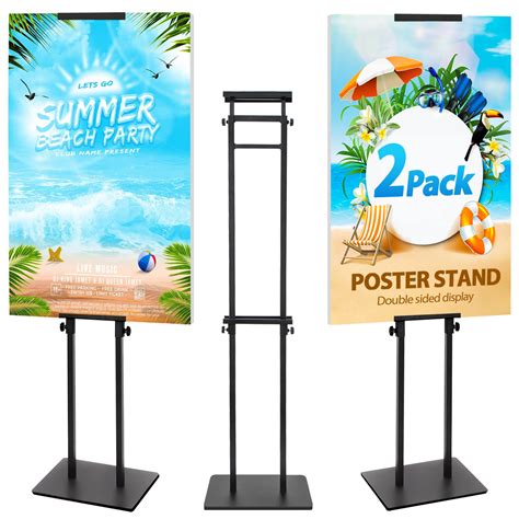 VAIIGO 2Pack Poster Stand For Display Heavy Duty Floor Standing Sign