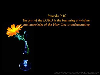 Proverbs 9:10 - Beginning of Wisdom Wallpaper - Christian Wallpapers ...