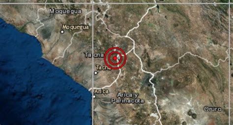 Tacna sismo de magnitud 3 7 se reportó en Tarata señala IGP PERU