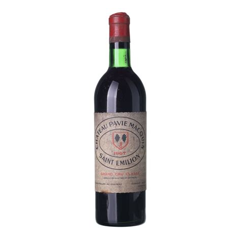 1967 Saint Emilion Grand Cru Classé Château Pavie Macquin VIATEMPIA PL