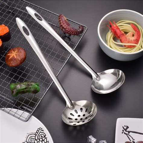 Thick Quality Stainless Steel Soup Ladle Kitchen Steamboat Utensil