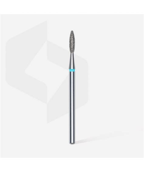 Staleks Diamond Nail Drill Bit Pointed Flame Blue Head Diameter