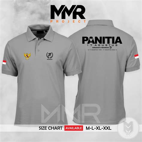 Jual Poloshirt Kaos Polo Panitia Dirgahayu Hut Ri Ke 77 Kaos 17