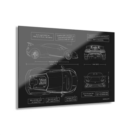 Lamborghini Wall Art Black Drawing Etsy