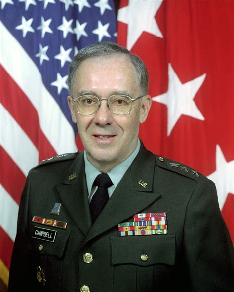 Portrait Of Us Army Lt Gen William H Campbell Uncovered Us