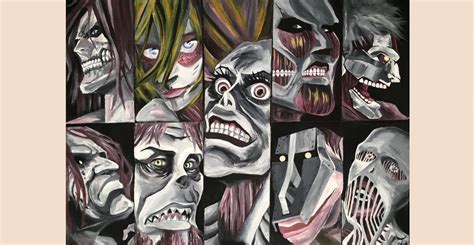 Attack On Titan 9 Titans By Lilifera On Deviantart