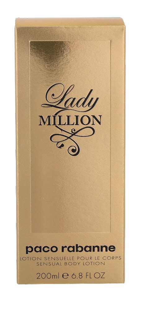 Paco Rabanne Lady Million Sensual Body Lotion 200ml Lisella Ee