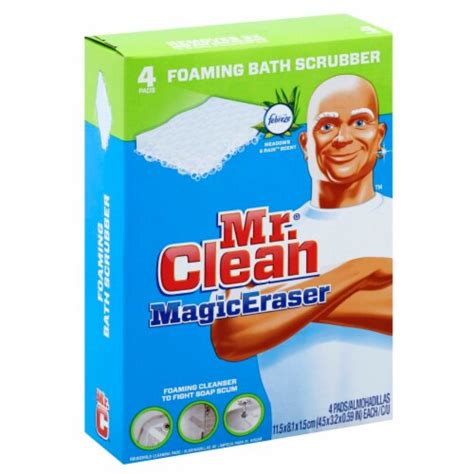 Mr Clean Magic Eraser Foaming Cleanser Pads 4 Ct Kroger